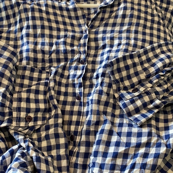 Paradigma long sleeve full button down collard 100% Rayon shirt med - Picture 6 of 8